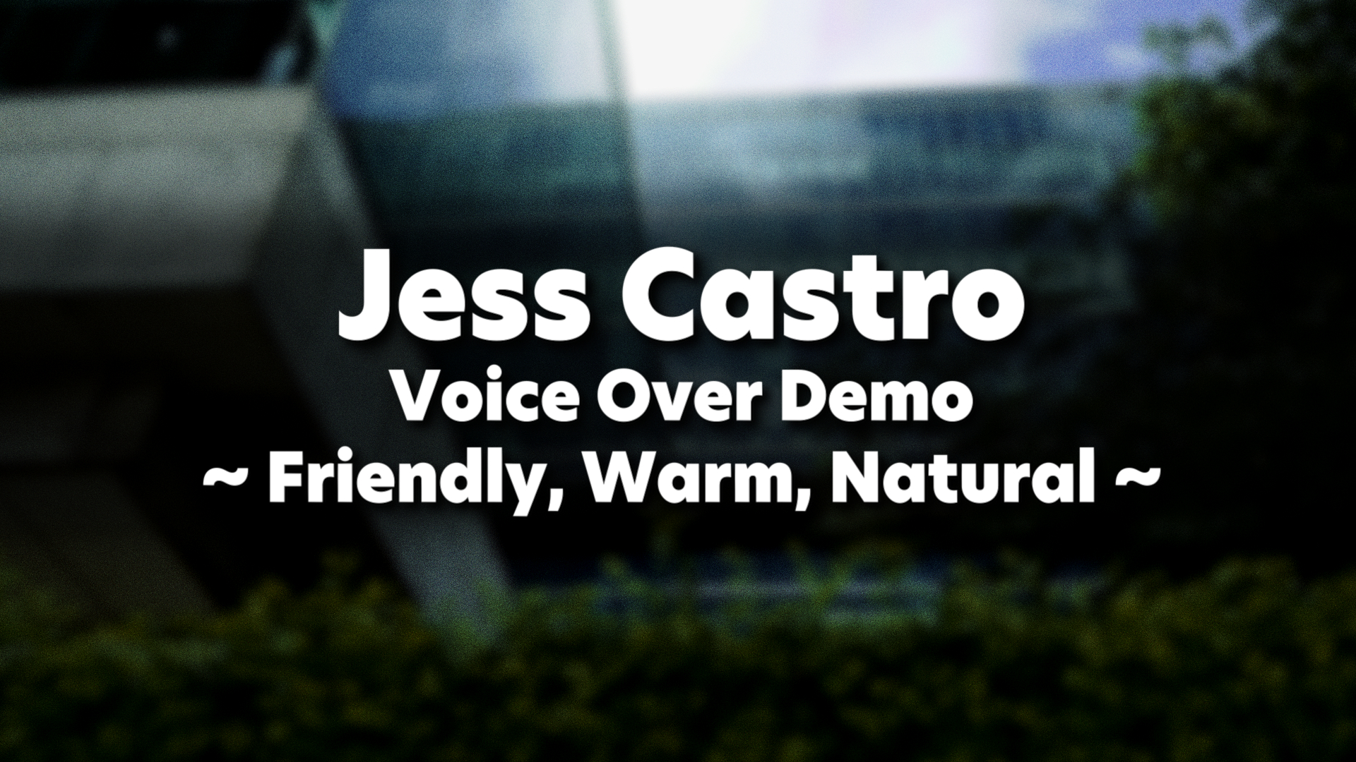 Voice Over Demo ~ Friendly